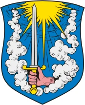 Геральдическое изображение: Гвардейск. Герб Гвардейска · реконструкция 2001 года